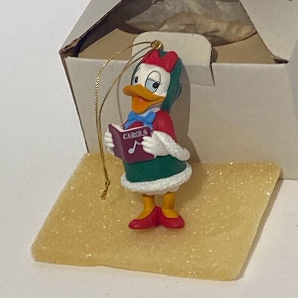 Disney Daisy Duck Christmas Caroling Holiday Collectible Hanging Ornament - Picture 2 of 8